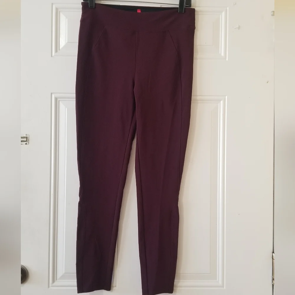 Spanx Micro Rib Knit Control Top Skimmer Leggings Size L - Picture 3 of 14